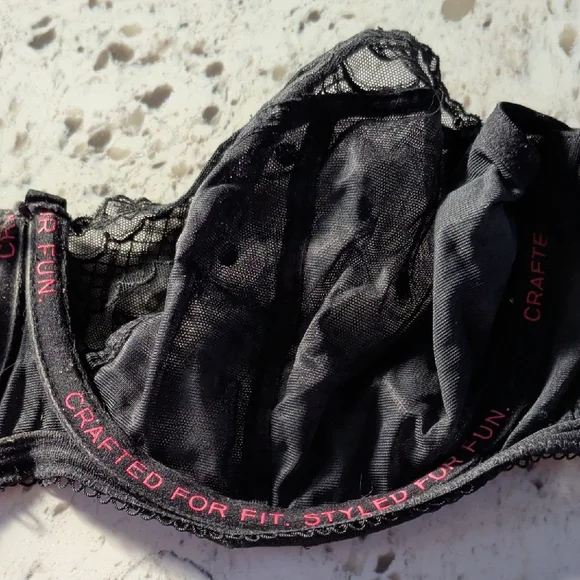 Cleo By Panache Marcie Bra Size 36F Black Lace - Picture 7 of 14